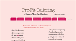 Desktop Screenshot of profittailoring.com